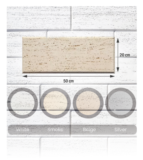 Piatră decorativă 50x20x2 Traverstone